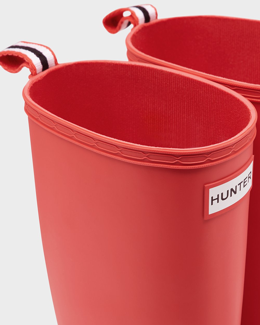 Kalosze Play Damskie - Hunter Original Tall Rain - Czerwone - VHMQ-16054